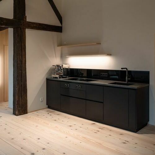 Die kleine K�che im ehem. Heudboden des Hauses