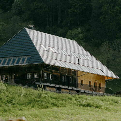 Das Black Forest House 1650 von au&szlig;en